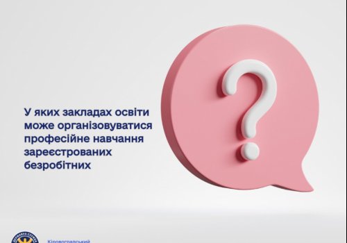 У яких закладах освіти може організовуватися професійне навчання зареєстрованих безробітних?