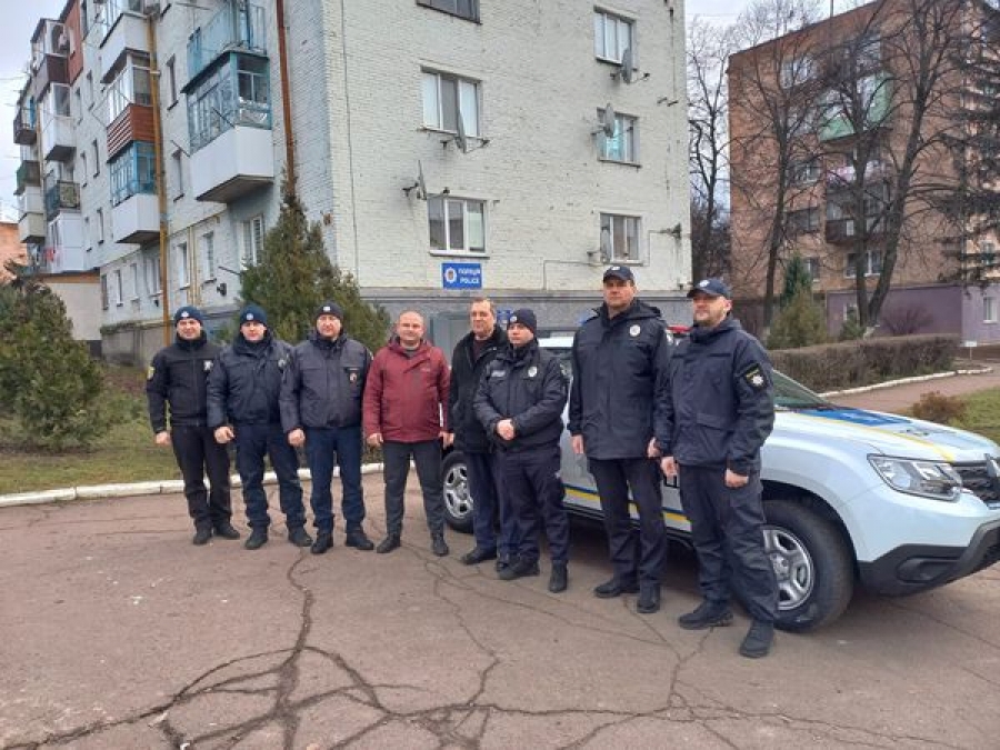Перший заступник начальника Голованівської районної військової адміністрації Михайло Копієвський побував на відкритті поліцейської станції на території Побузької громади
