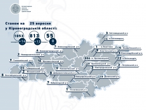 На Кіровоградщині зафіксували ще 14 нових випадків захворювання на коронавірус