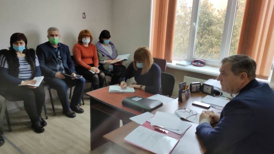 Перший заступник голови райдержадміністрації Михайло Копієвський провів засідання колегії районної державної адміністрації