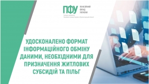 УДОСКОНАЛЕНО ФОРМАТ ІНФОРМАЦІЙНОГО ОБМІНУ ДАНИМИ, НЕОБХІДНИМИ ДЛЯ ПРИЗНАЧЕННЯ ЖИТЛОВИХ СУБСИДІЙ ТА ПІЛЬГ