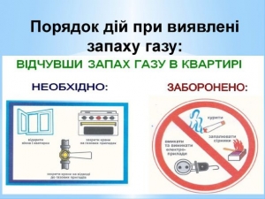 БЕЗПЕЧНЕ КОРИСТУВАННЯ ГАЗОМ У ПОБУТІ