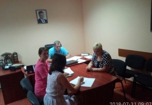 перший  заступник  голови райдержадміністрації  М.Д Копієвський провів засідання робочої групи з прискореного перегляду регуляторних актів райдержадміністрації