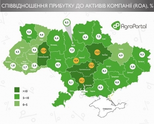 Індекс агроефективності: Кіровоградщина – друга серед регіонів за показником ROА
