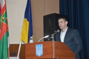 Виступ голови районної ради  Б.Кучмія на Раді Регіонального розвитку Голованівського району