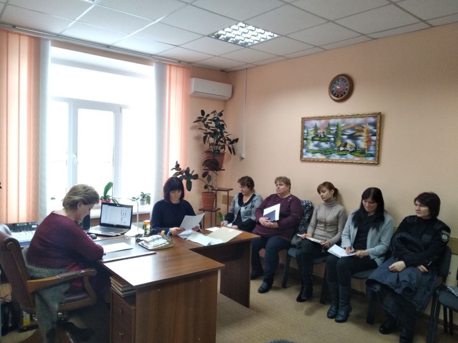 Заступника голови Голованівської райдержадміністрації О.Бугаєнко проведено засідання комісії із захисту прав дитини