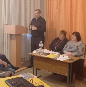 Михайло Дмитрович поінформував про загальну ситуацію в Голованівському районі, надходження до бюджету та роботу громад в умовах воєнного стану.