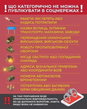 ЩО ЗАБОРОНЯЄ ЗАКОН №7189 (ФОТО ТА ВІДЕОЗЙОМКА)