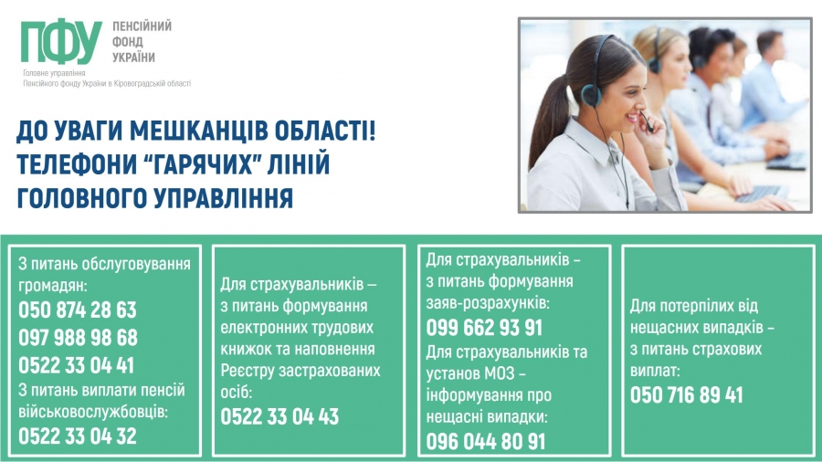 До уваги мешканців області! Телефони "гарячих" ліній головного управління